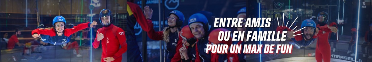 Vol en soufflerie en groupe à iFLY Lyon
