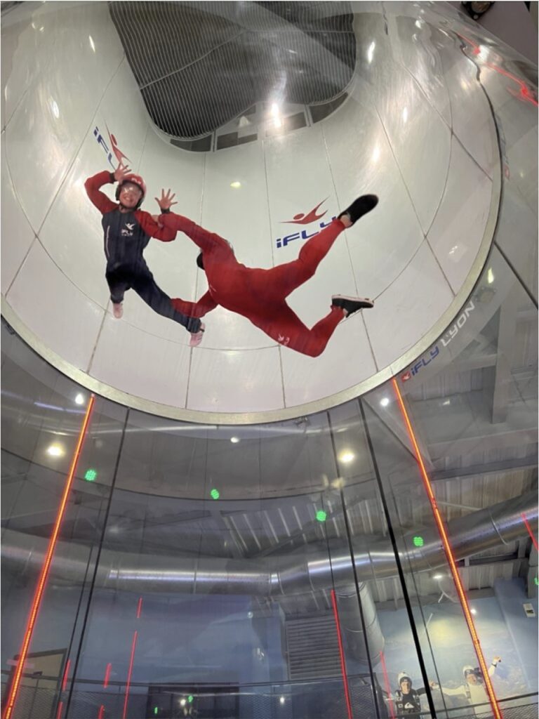 option fly up dnas la soufflerie d'ifly lyon