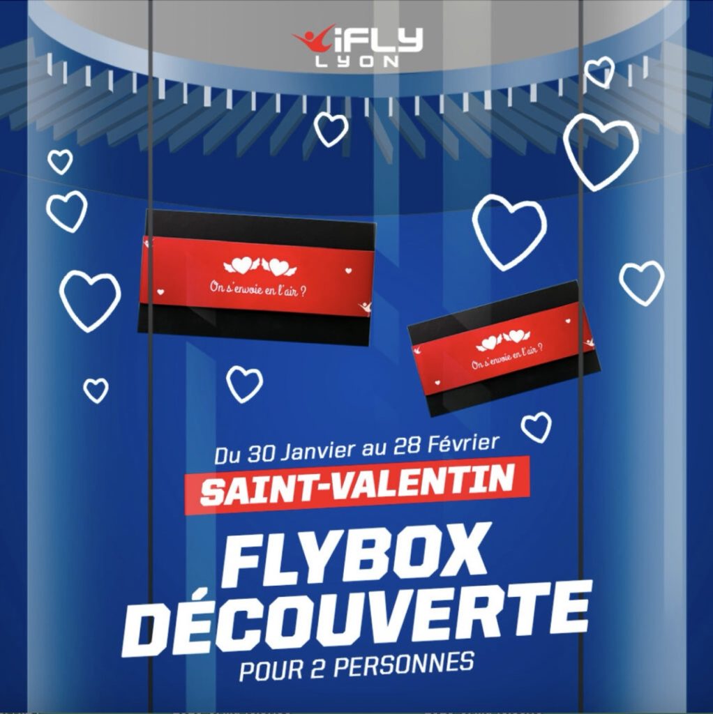 coffret saint valentines ifly lyon chute libre indoor vol en soufflerie