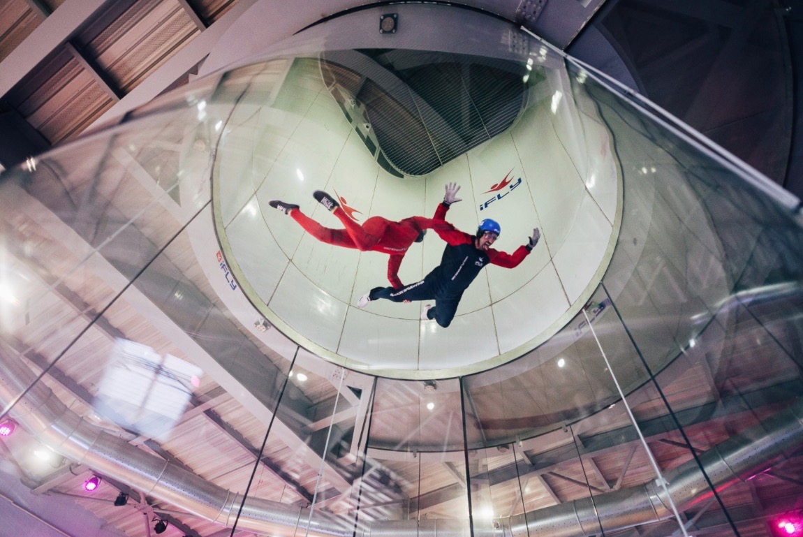 option fly up disponible chez ifly lyon en soufflerie