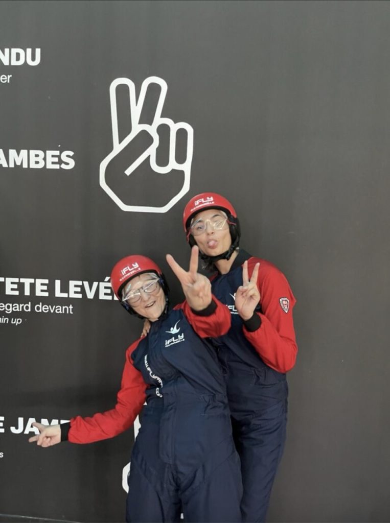 photo souvenir entre amis chez ifly lyon