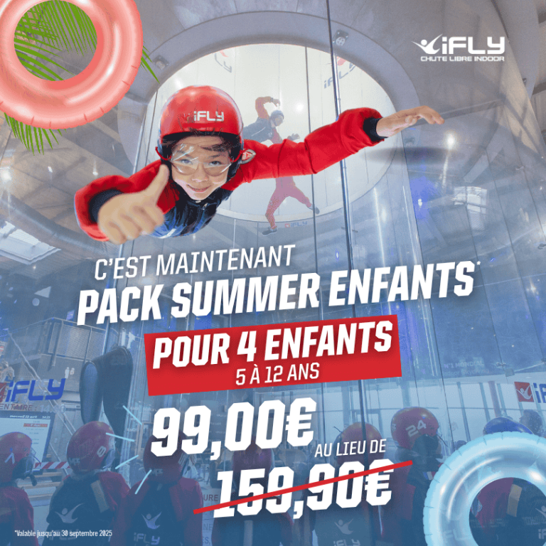 chute libre indoor pour enfant dès 5 ans
