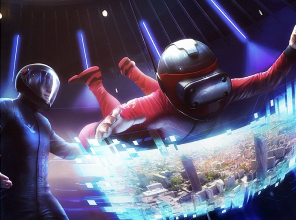 iFLY LYON realité virtuelle soufflerie chute libre indoor